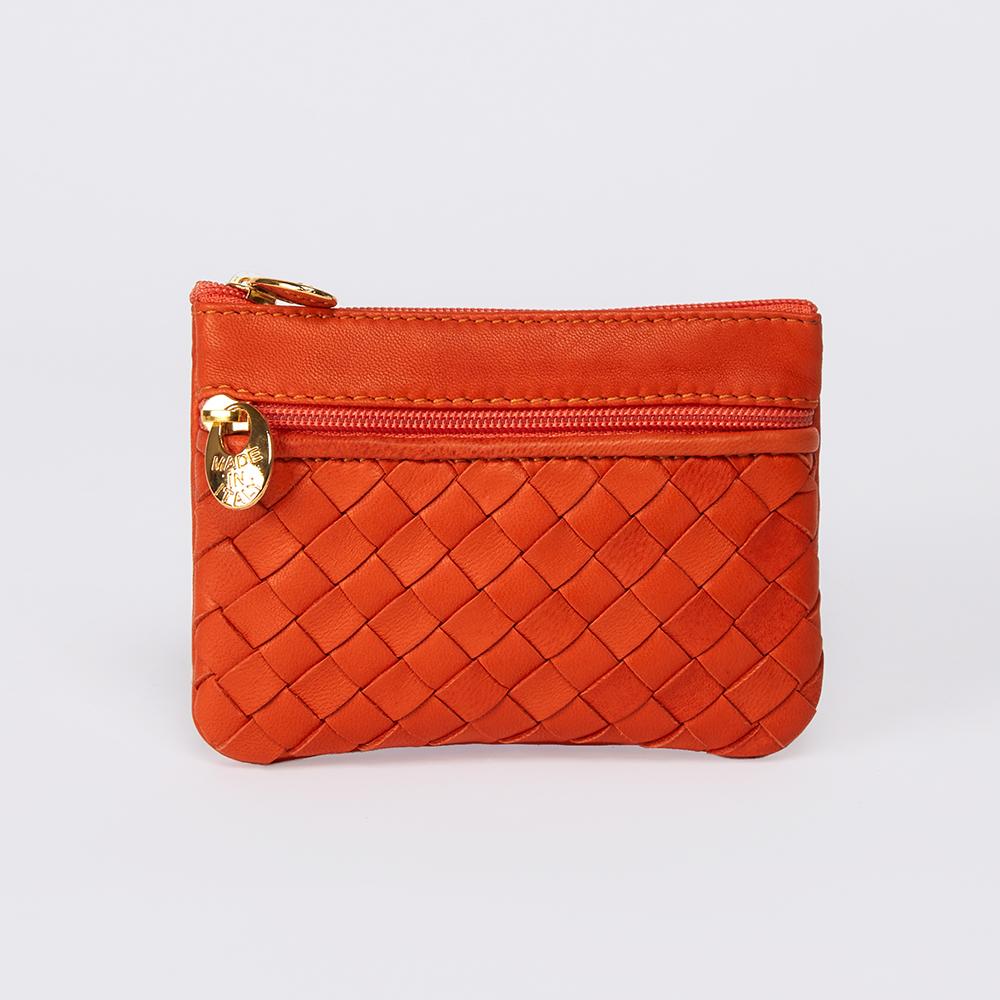 Orange purse front