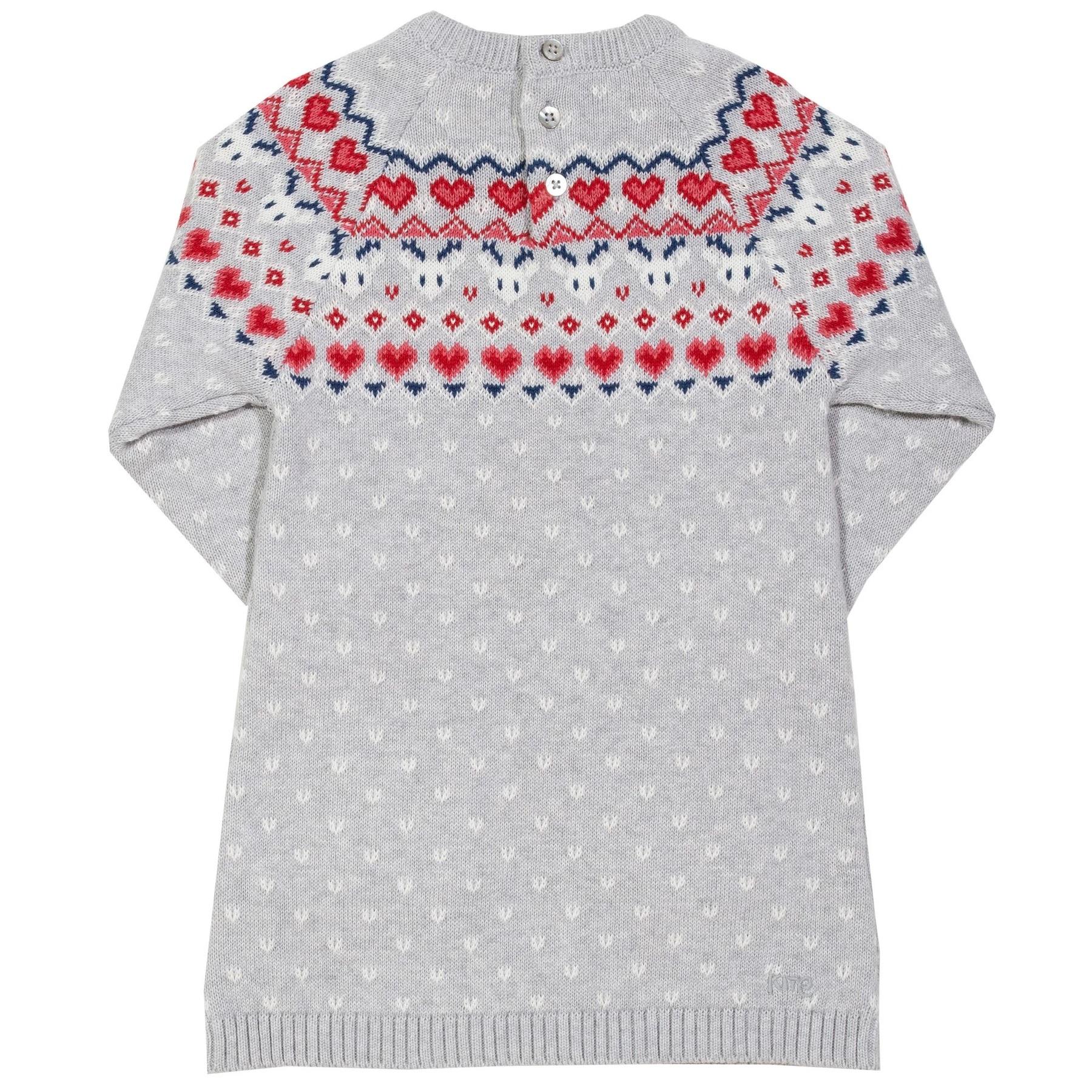 Kite Clothing Nordic Heart Knit Dress back
