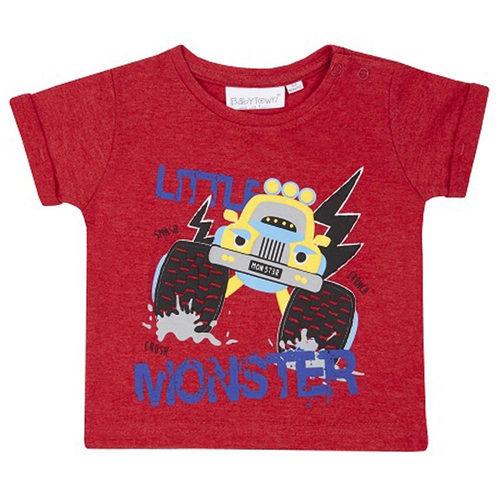Babytown Little Monster Red T-Shirt