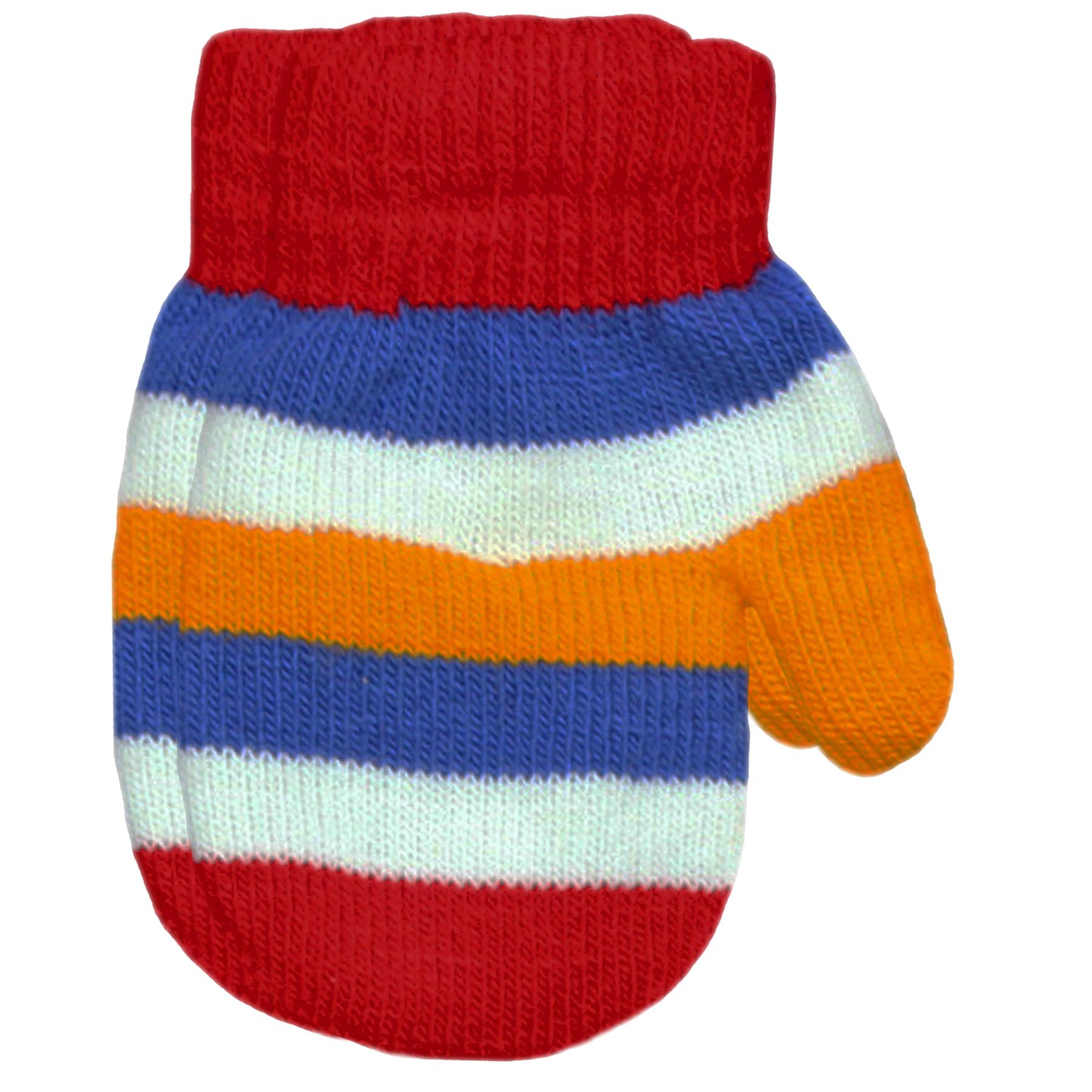 Bartleby Kids Red & Multi Colours Magic Gloves with Thermal Lining