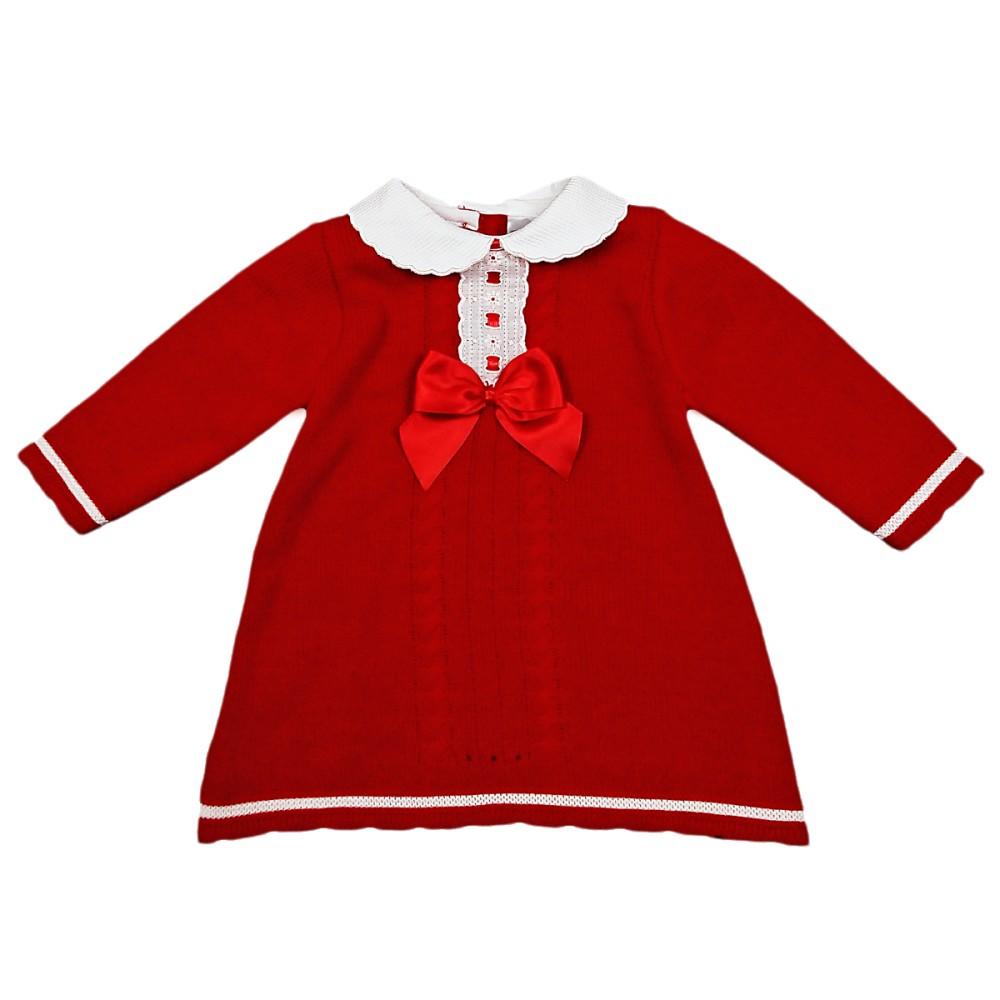 Pex Kids Kelsie Red Knitted Dress
