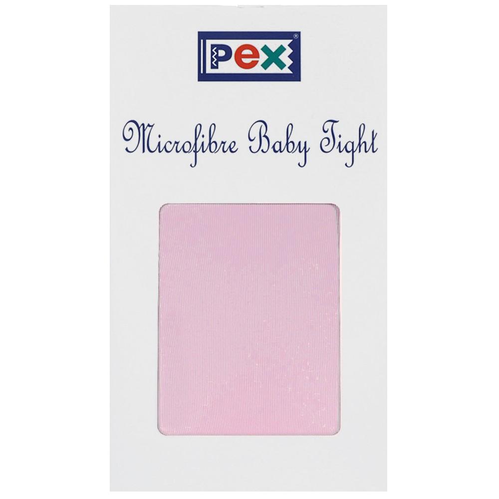 Pex Kids Microfibre Plain Baby Tights Pink