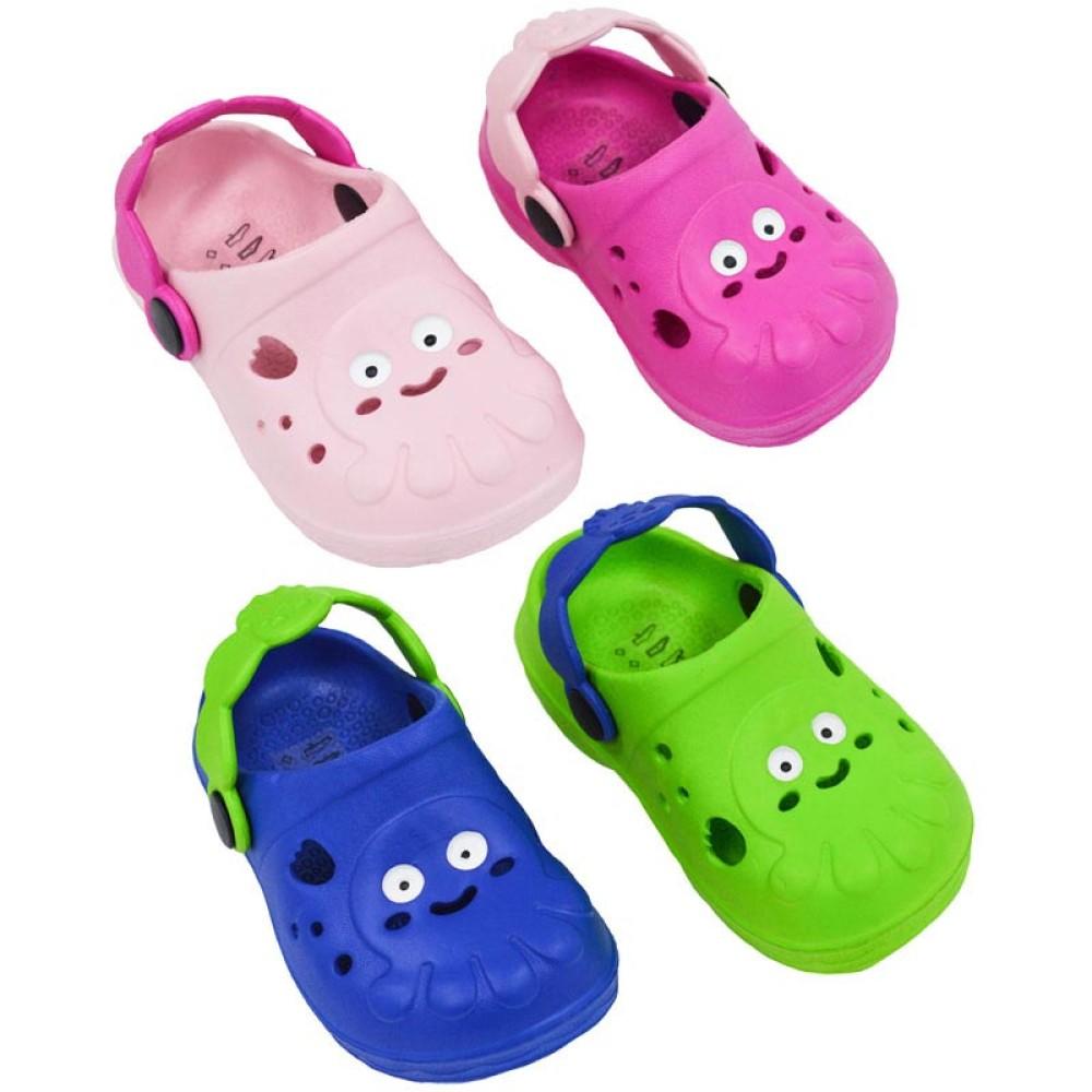 Soft Touch Octopus Clogs in Four Colours