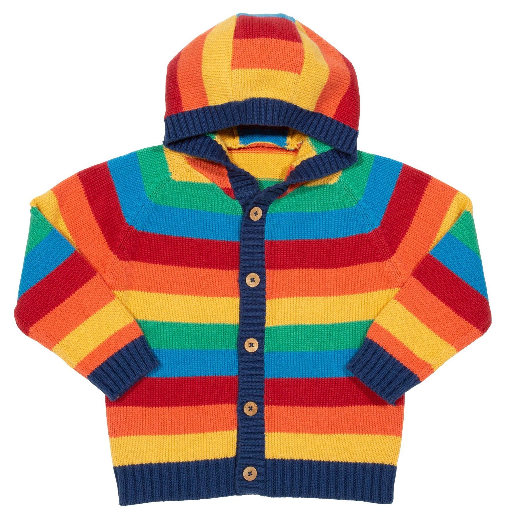 Kite Clothing Rainbow Knit Hoody front