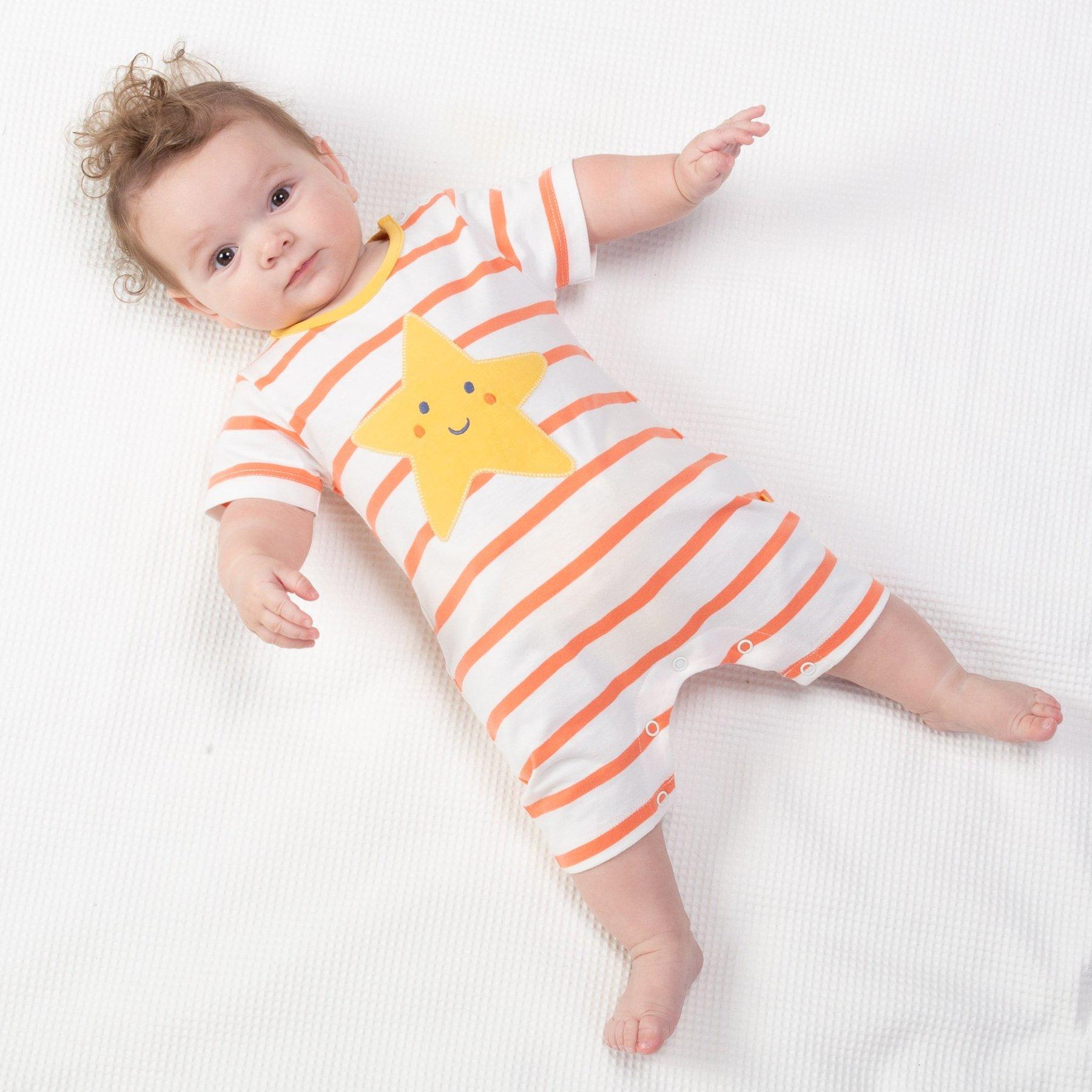 Baby wearing Kite Clothing Starfish Romper