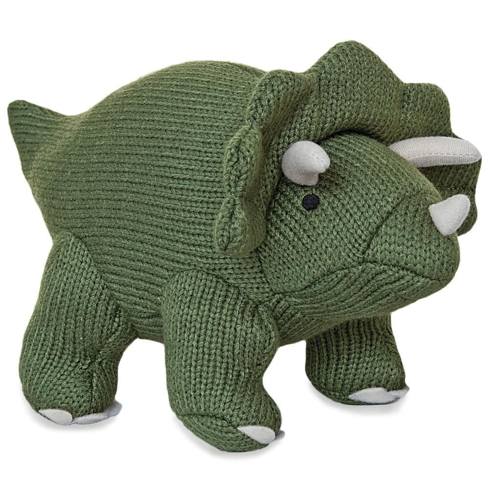 Best Years Knitted Moss Green Triceratops