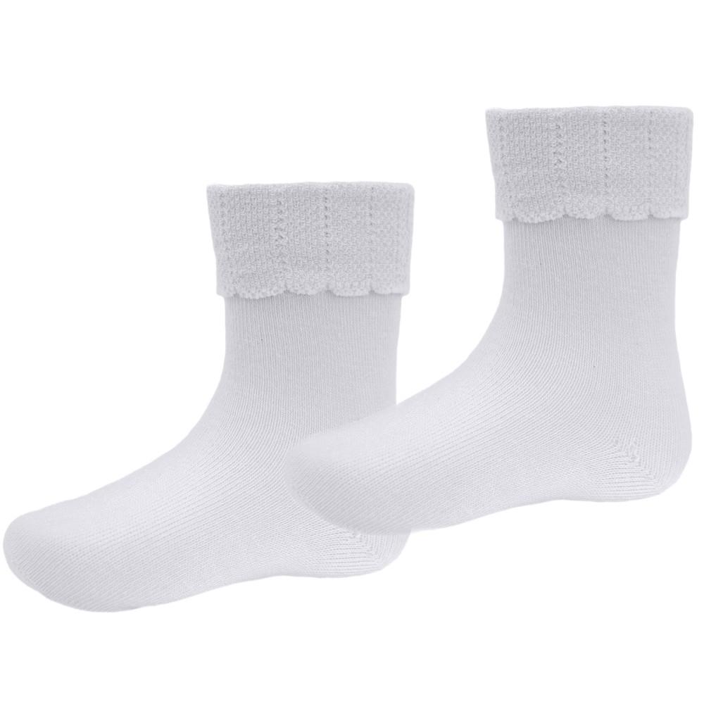 Pex Kids Carrie Cotton Rich Ankle Socks White