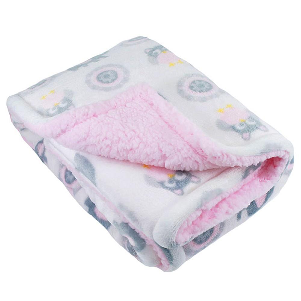 Soft Touch Reversible Elephant Print Wrap in Pink
