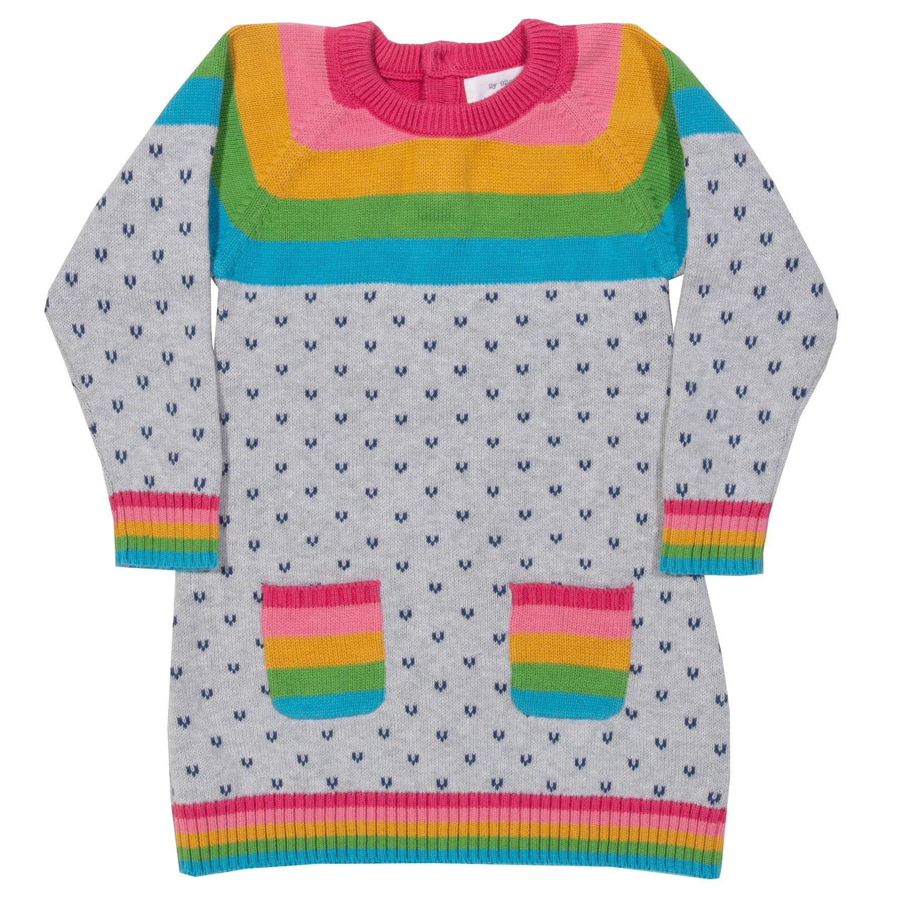 Kite Clothing Rainbow Knit Dress front