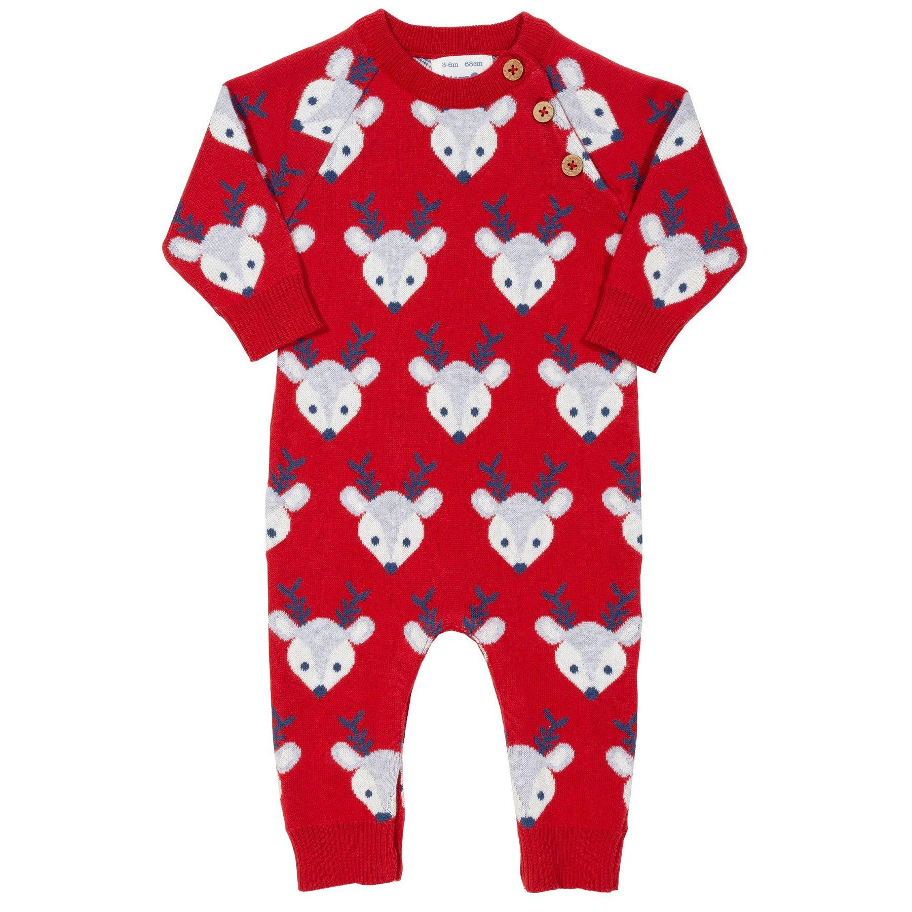 Kite Clothing Reindeer Knit Romper front