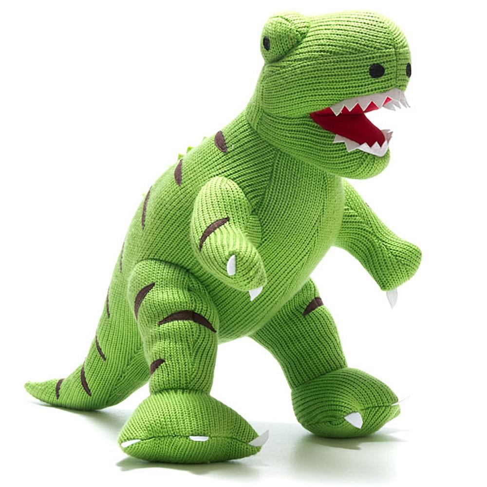 Best Years Supersize Knitted Green T-Rex