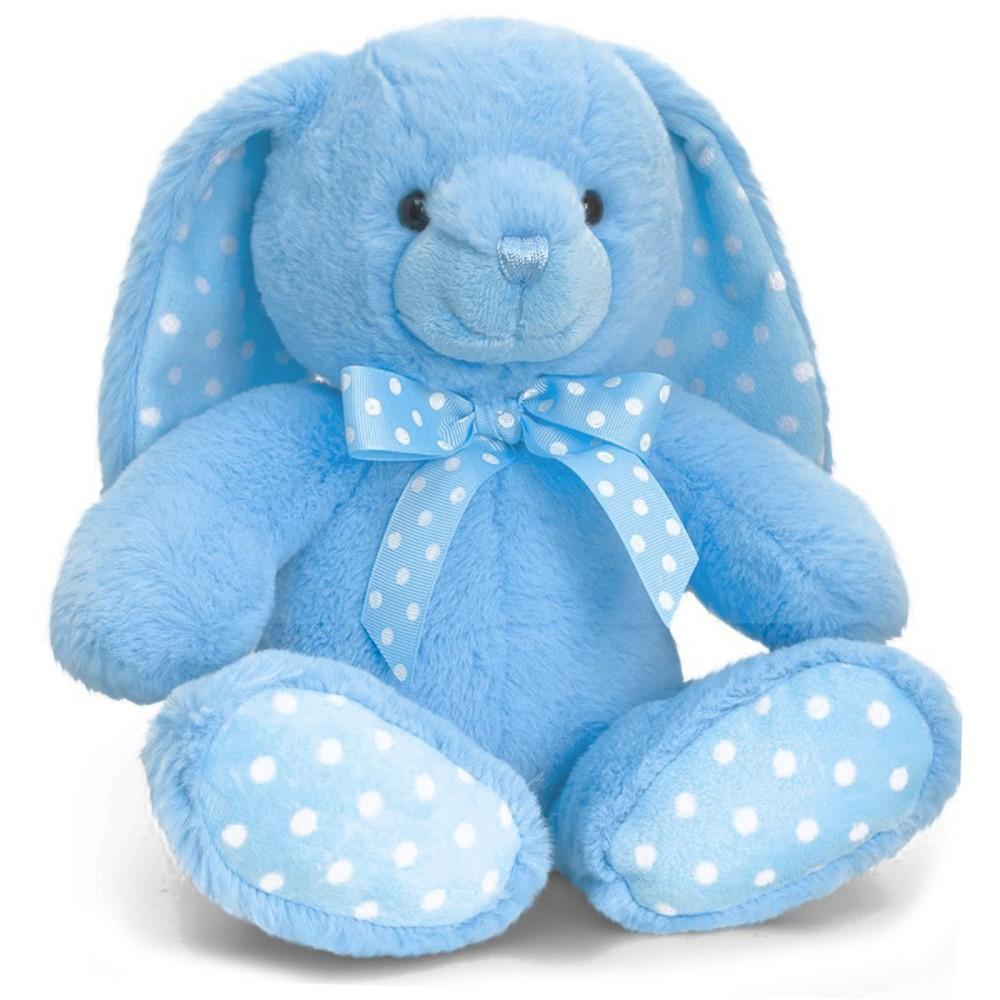 Keel Toys 25cm Blue Spotty Rabbit