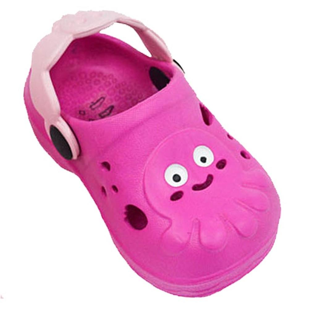 Soft Touch Octopus Clogs in Cerise