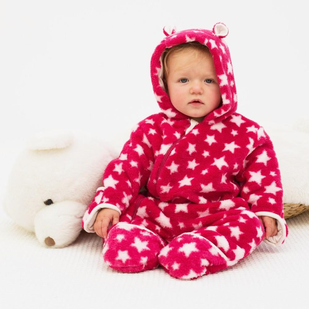 Baby girl fleece hot sale all in one