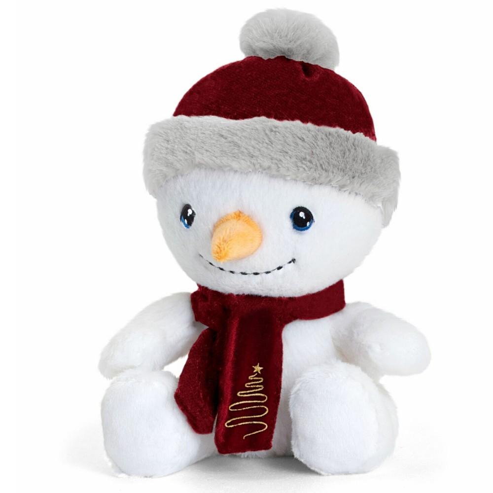 Keel Eco Toys 100% Recycled 14cm Christmas Beanies Snowman