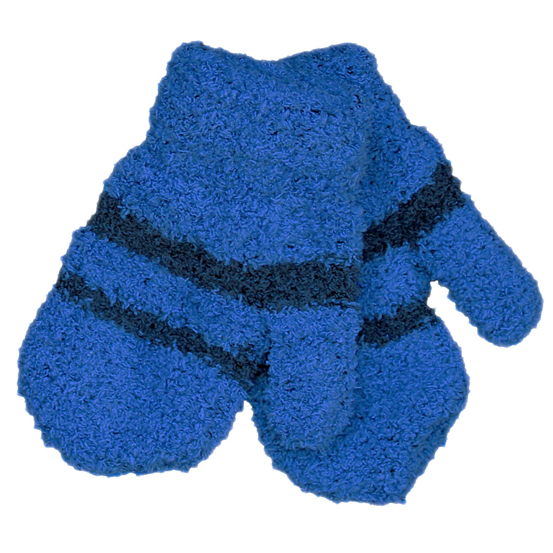 Bartleby Kids Blue Fluffy Thermal Magic Mittens