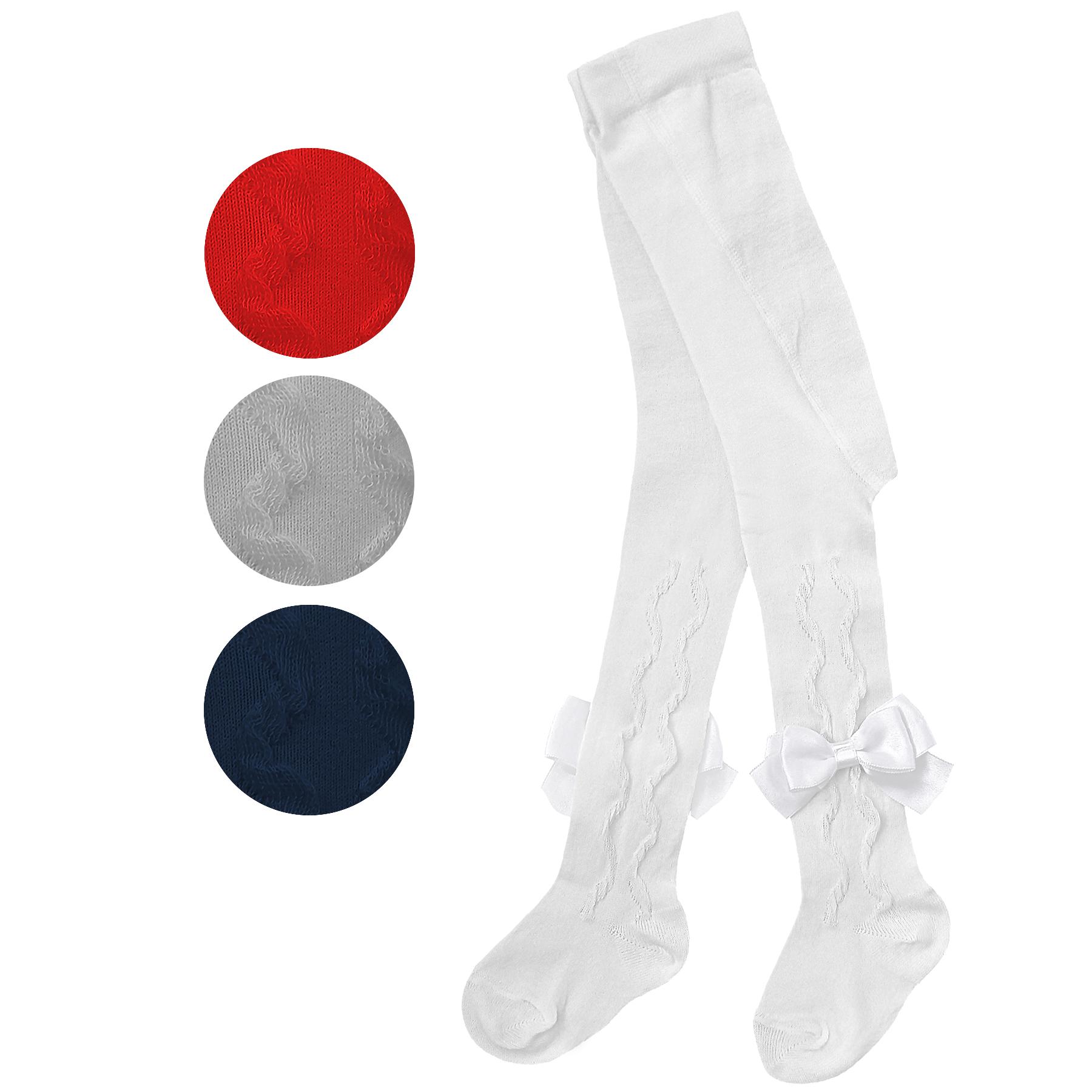 Pex Kids Grazia Tights with Side Ruffles & Bows Colour Chart