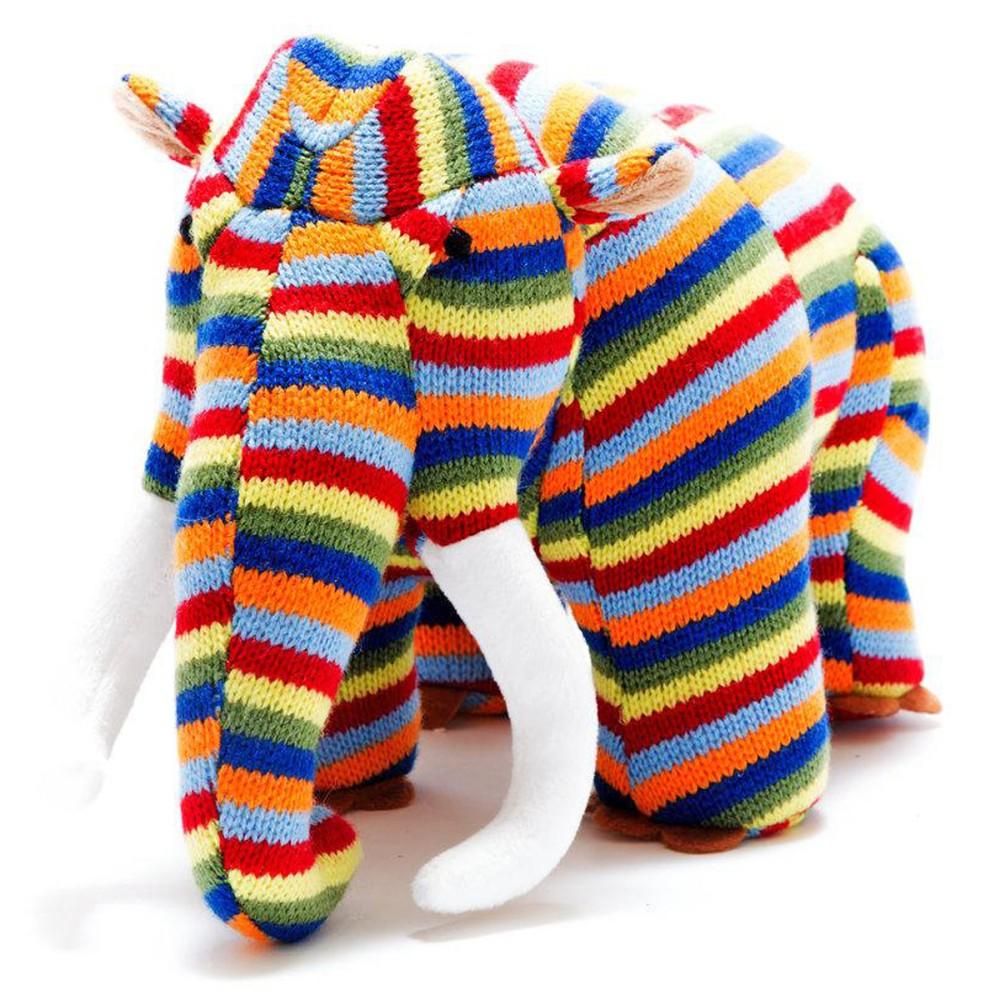 Best Years Knitted Multi Stripe Woolly Mammoth