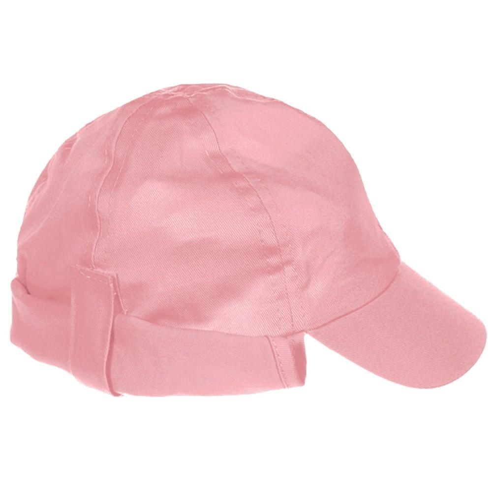 Pesci Kids Pink Legionnaire Sun Cap Rolled Up Flap