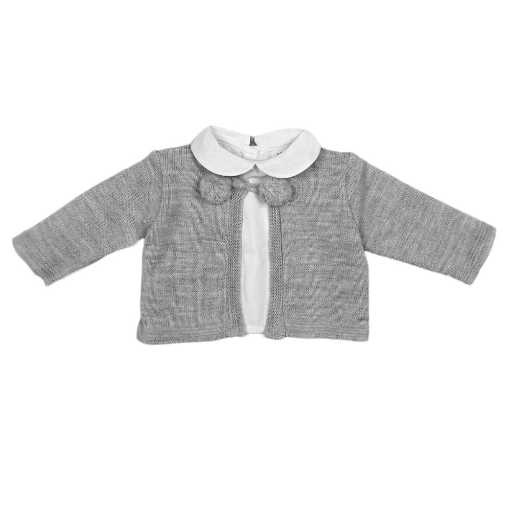 Nursery Time Spanish Grey Knitted Top