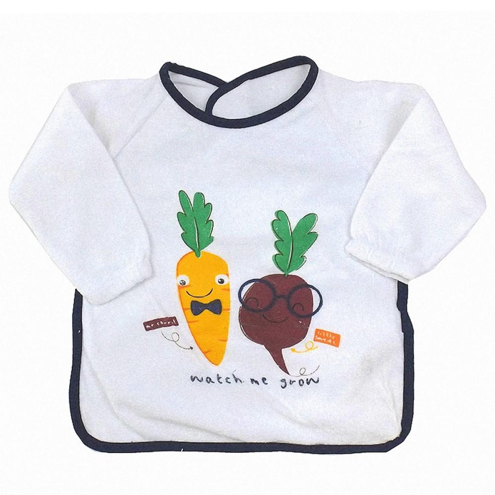 Rock-a-Bye Baby Watch Me Grow Bib with Sleeves