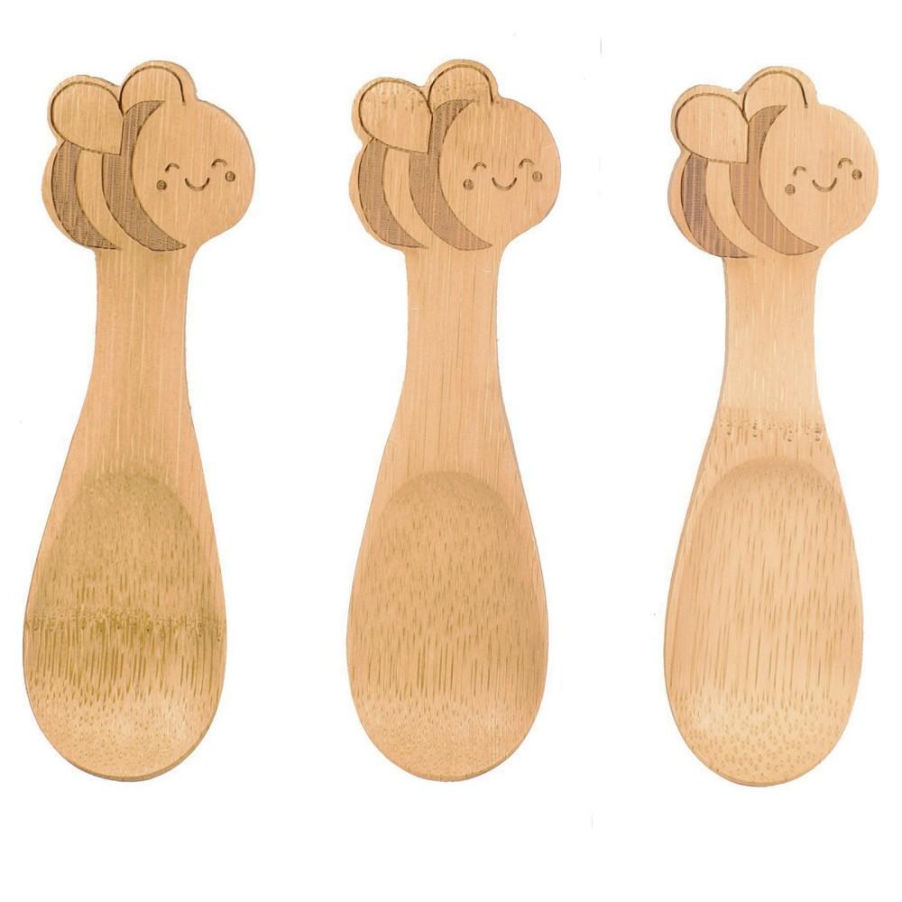 Sass & Belle 3 Pack Bee Bamboo Spoons