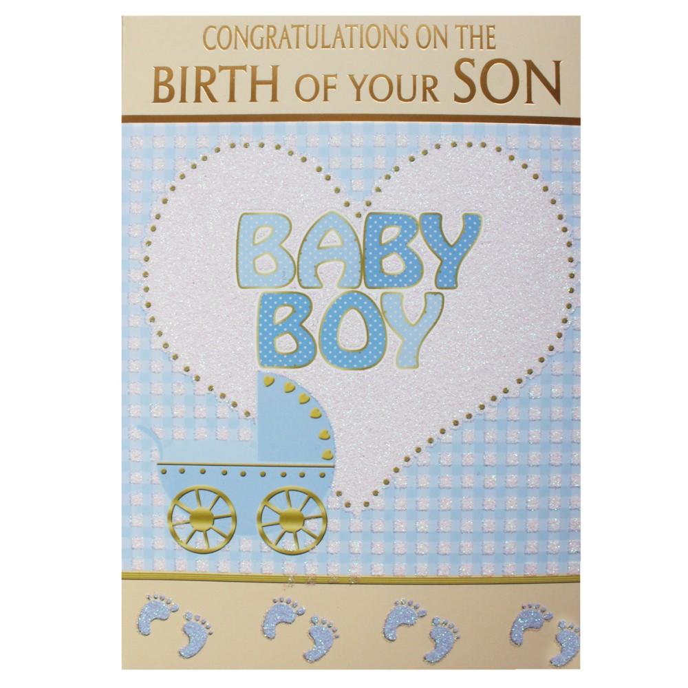 Birth of your Son Congratulations Card