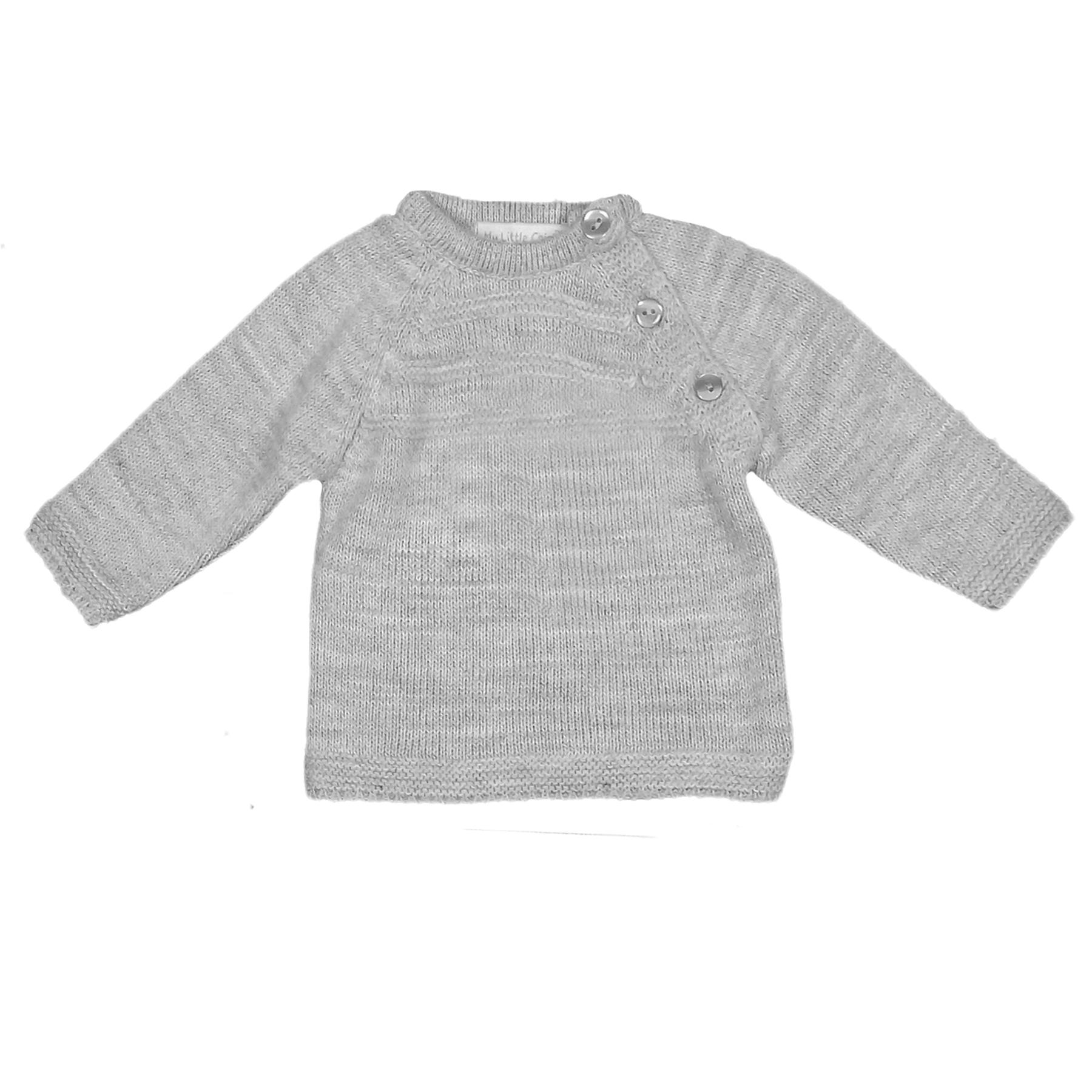 My Little Chick Grey Knitted Top