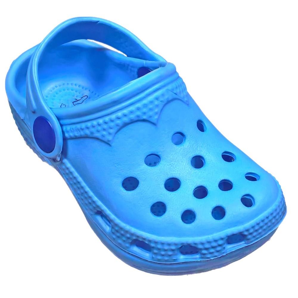 Soft Touch Clogs in Blue