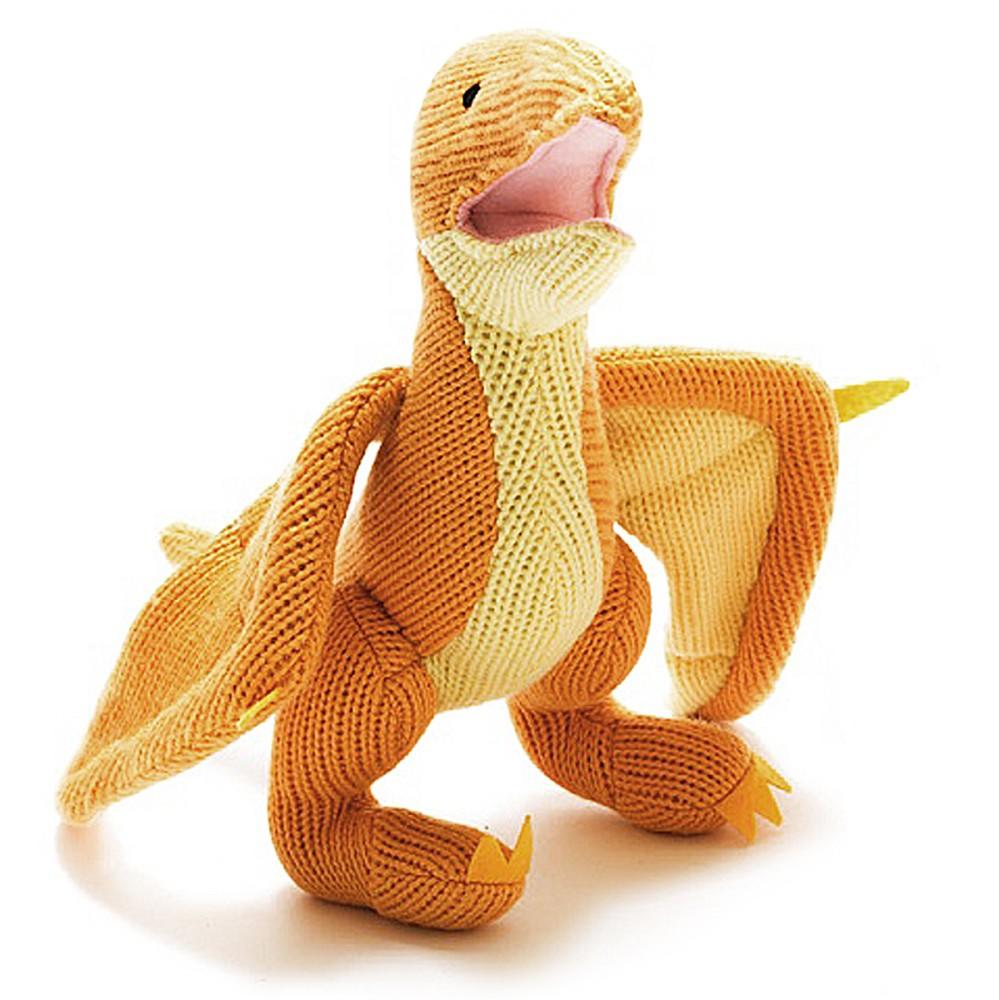 Best Years Knitted Large Orange Pterodactyl