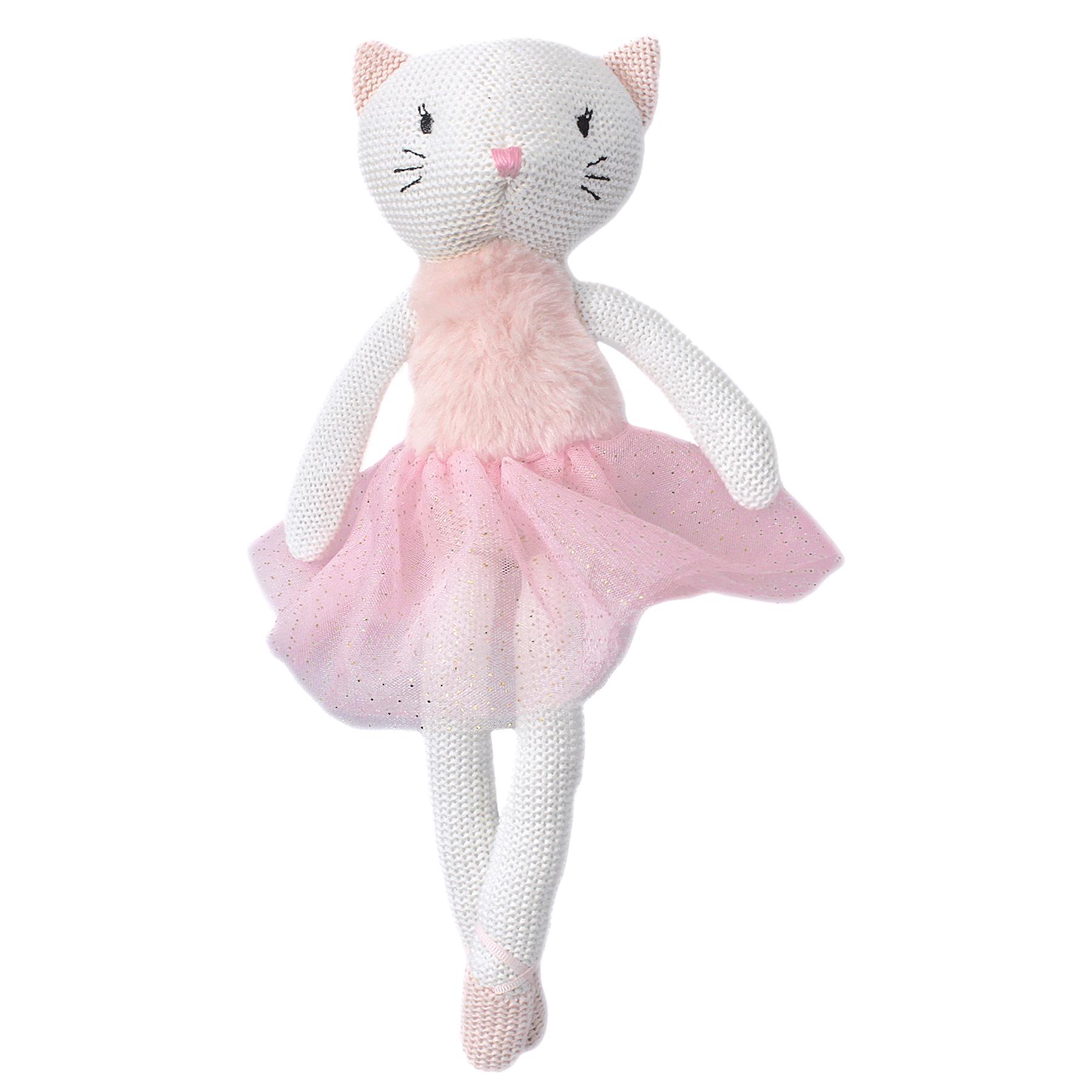 First Steps Hugs & Kisses 40 cm Knitted Ballerina Cat