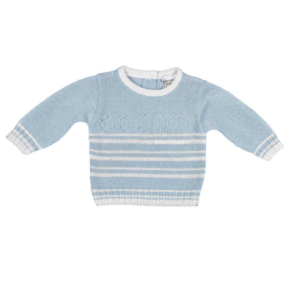 Pex Kids Bailey Blue Knitted Cotton Top