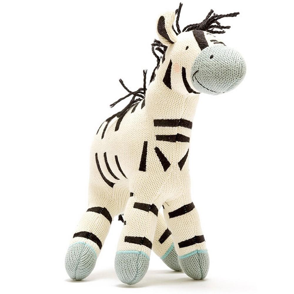 Best Years Knitted Large Organic Cotton Zebra