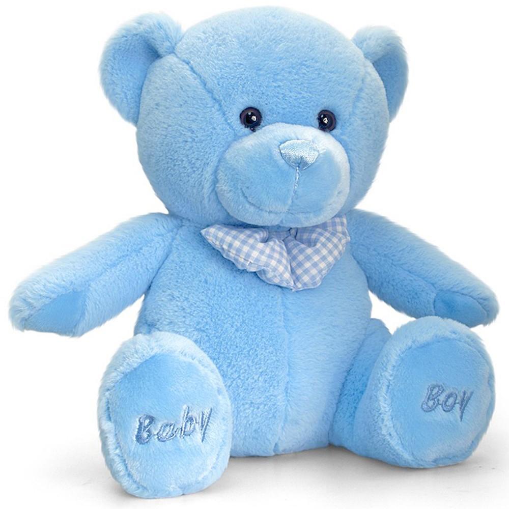 Keel Toys 25cm Blue `Baby Boy` Bear