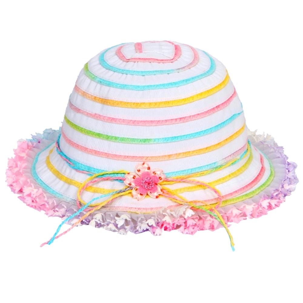 Bartleby Kids Rainbow Spiral Ribbon Hat