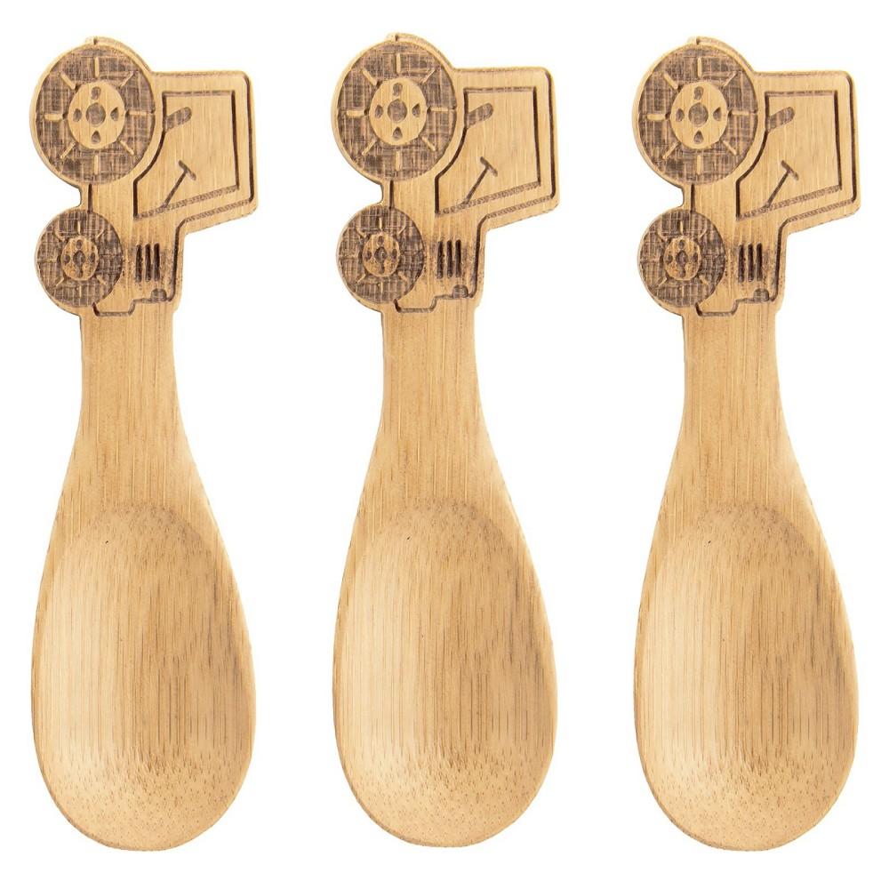 Sass & Belle 3 Pack Tractor Bamboo Spoons