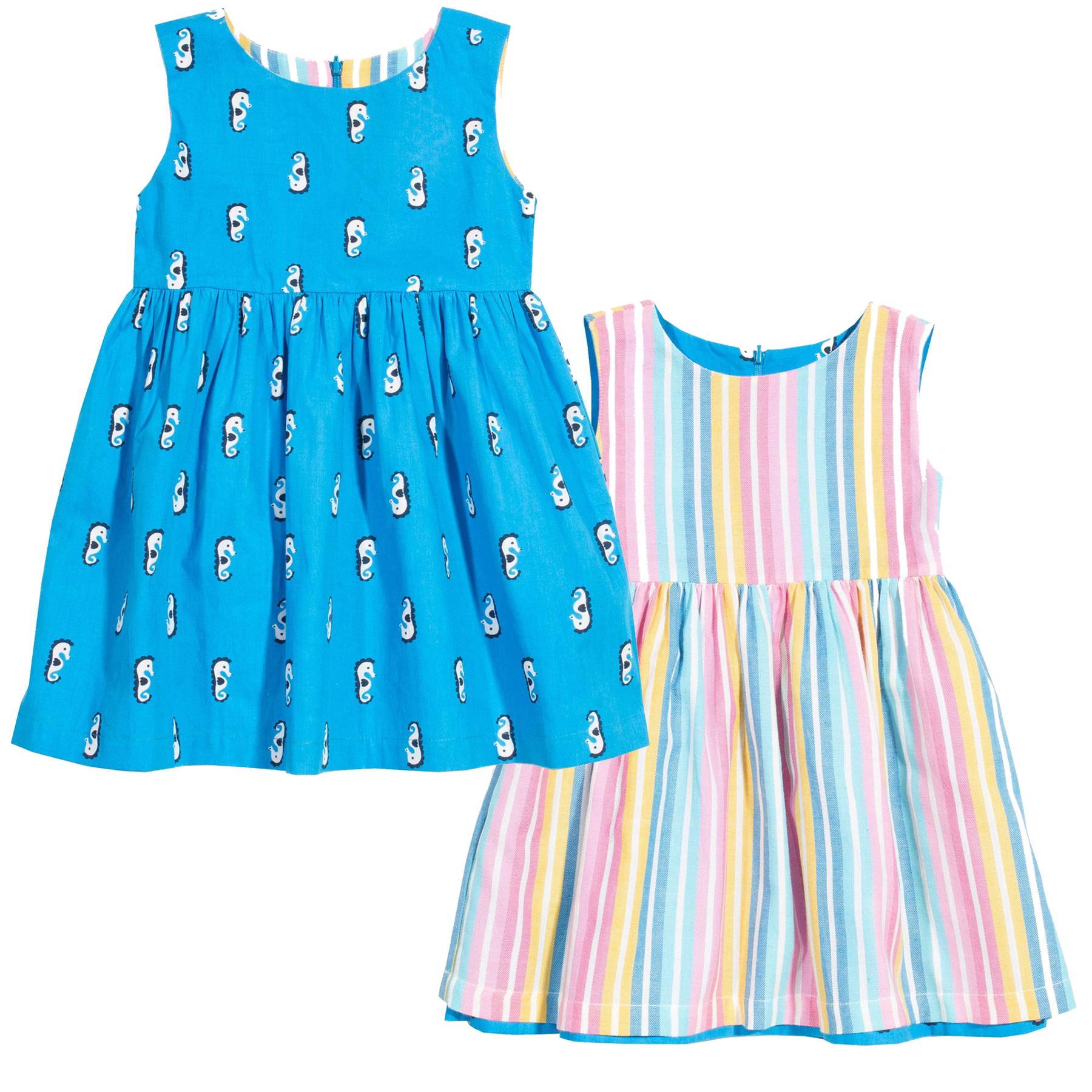 Kite Clothing Seahorse Reversible Stripe Dress