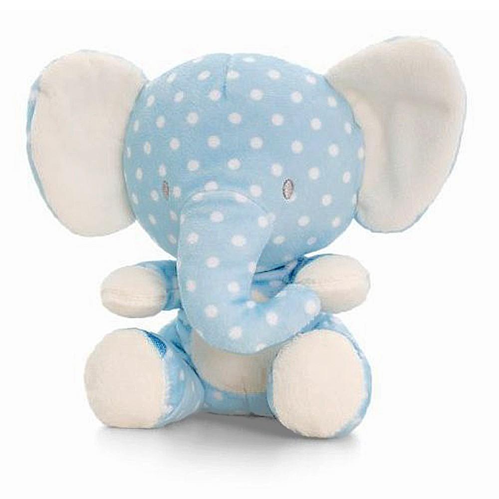 Keel Toys 20 cm Blue Spotty Elephant
