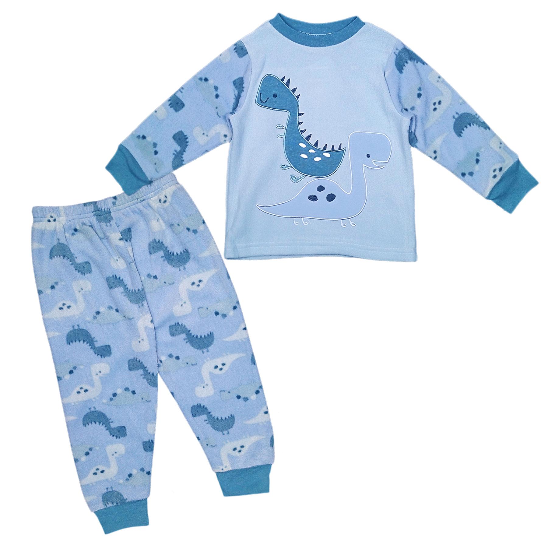 Jam Jam Blue Dinosaur Fleece Pyjamas