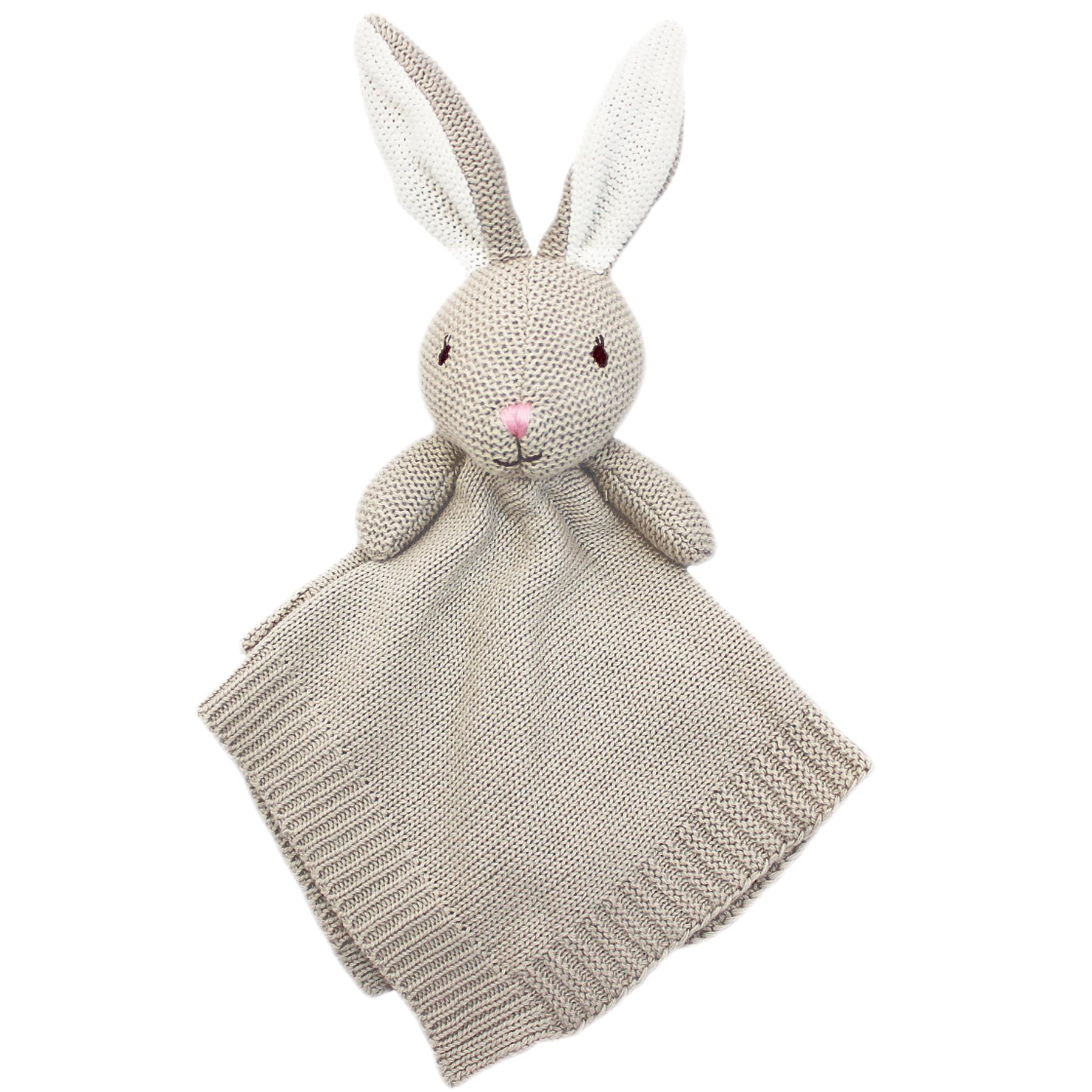 First Steps Hugs & Kisses Knitted Rabbit Comforter