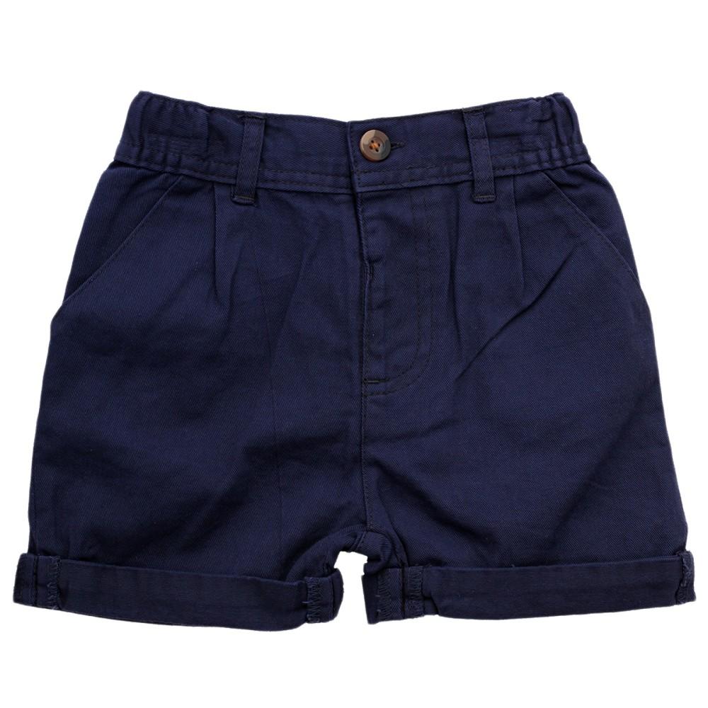 Little Gent Navy Shorts