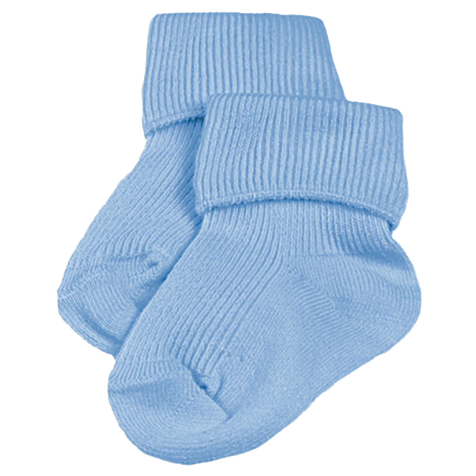 Nifty Turn Over Baby Ankle Socks Blue