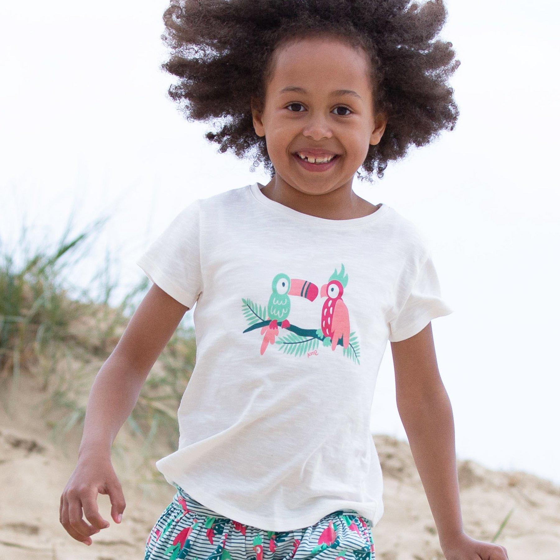 Girl wearing Kite Clothing Two-Can T-Shirt
