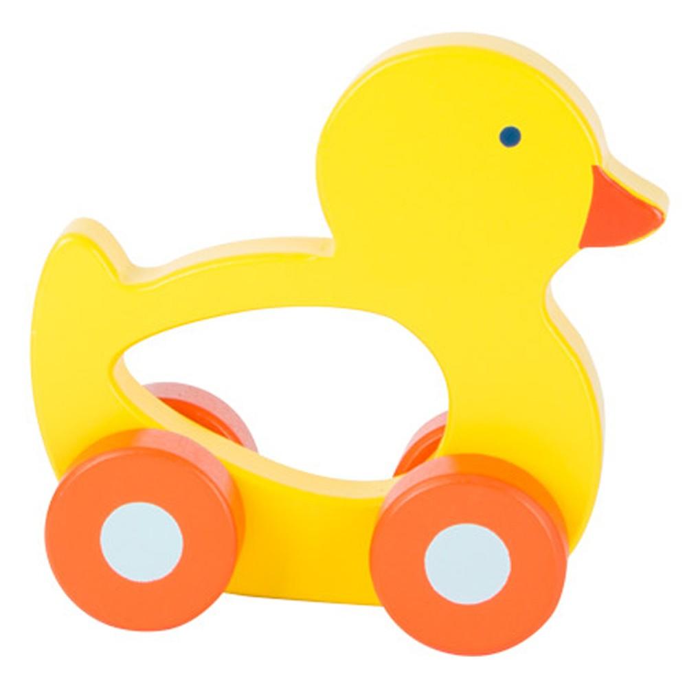Legler Wooden Colourful Push-along duck