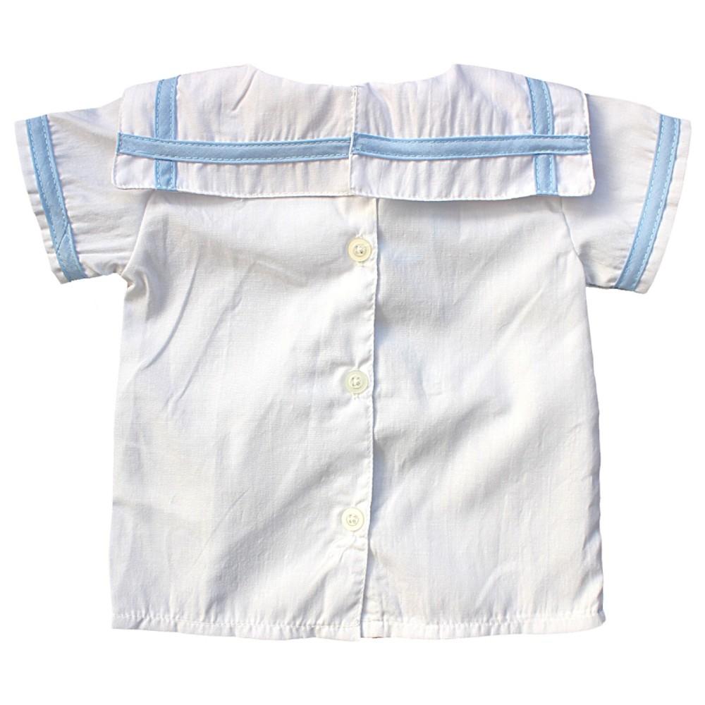 Rock-a-Bye Baby White Sailor Shirt Back