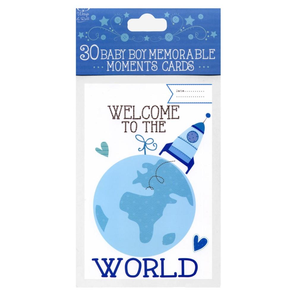 Baby Boy Memorable Moments Cards Package