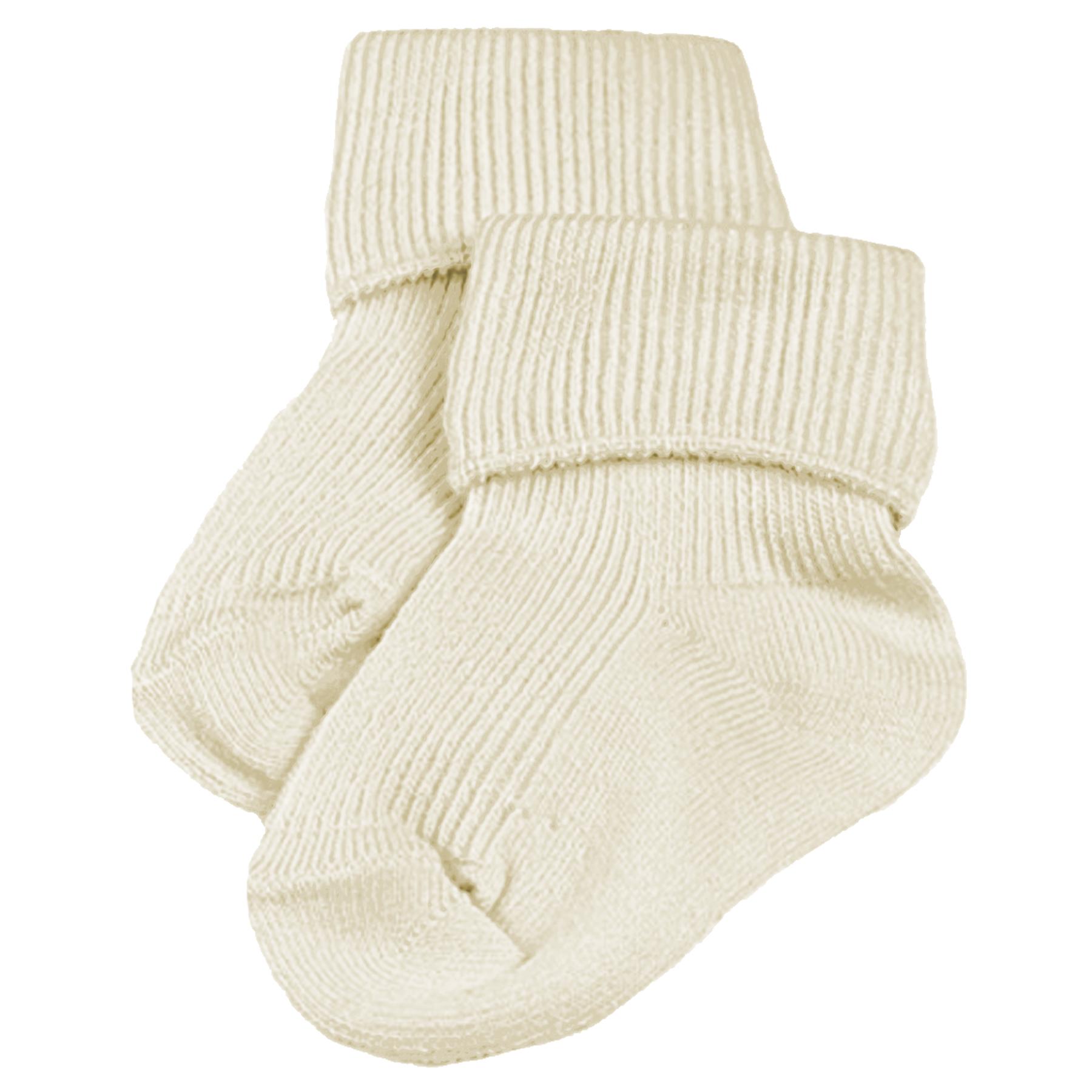 Nifty Turn Over Baby Ankle Socks Cream