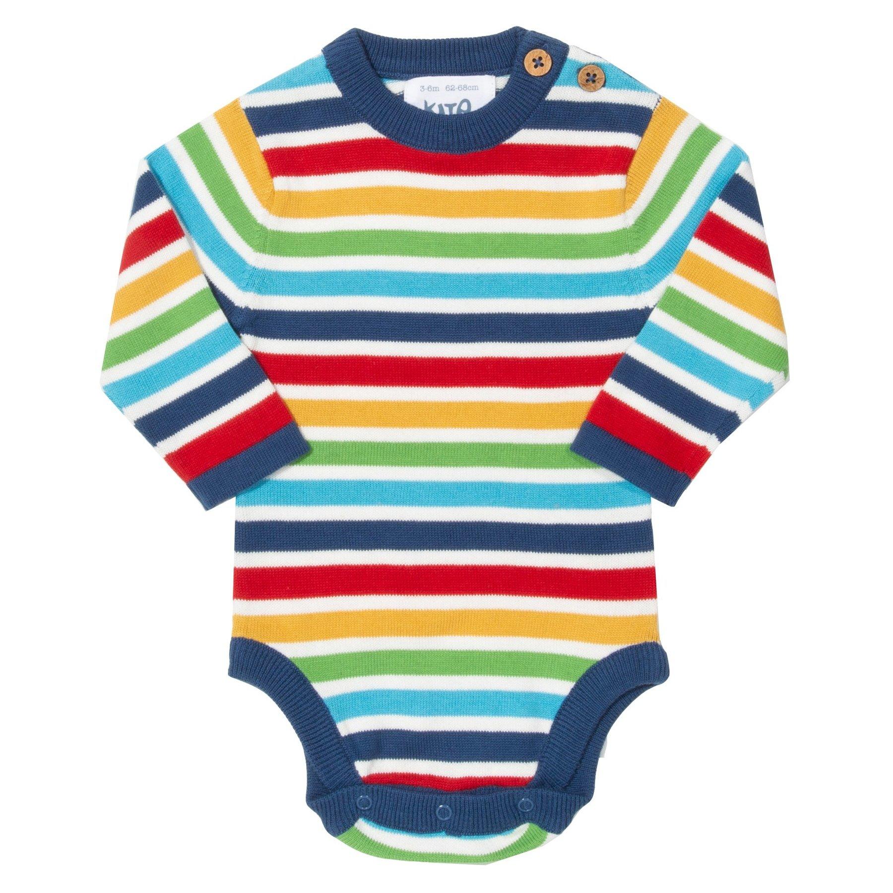 Kite Clothing bright stripe knit body suit front
