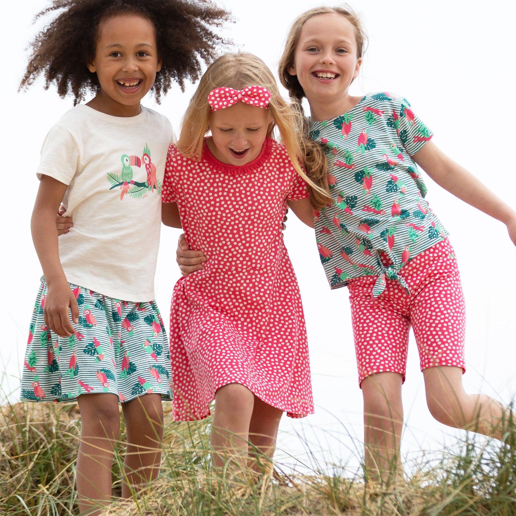 Girl wearing Kite Clothing Two-Can T-Shirt with friends