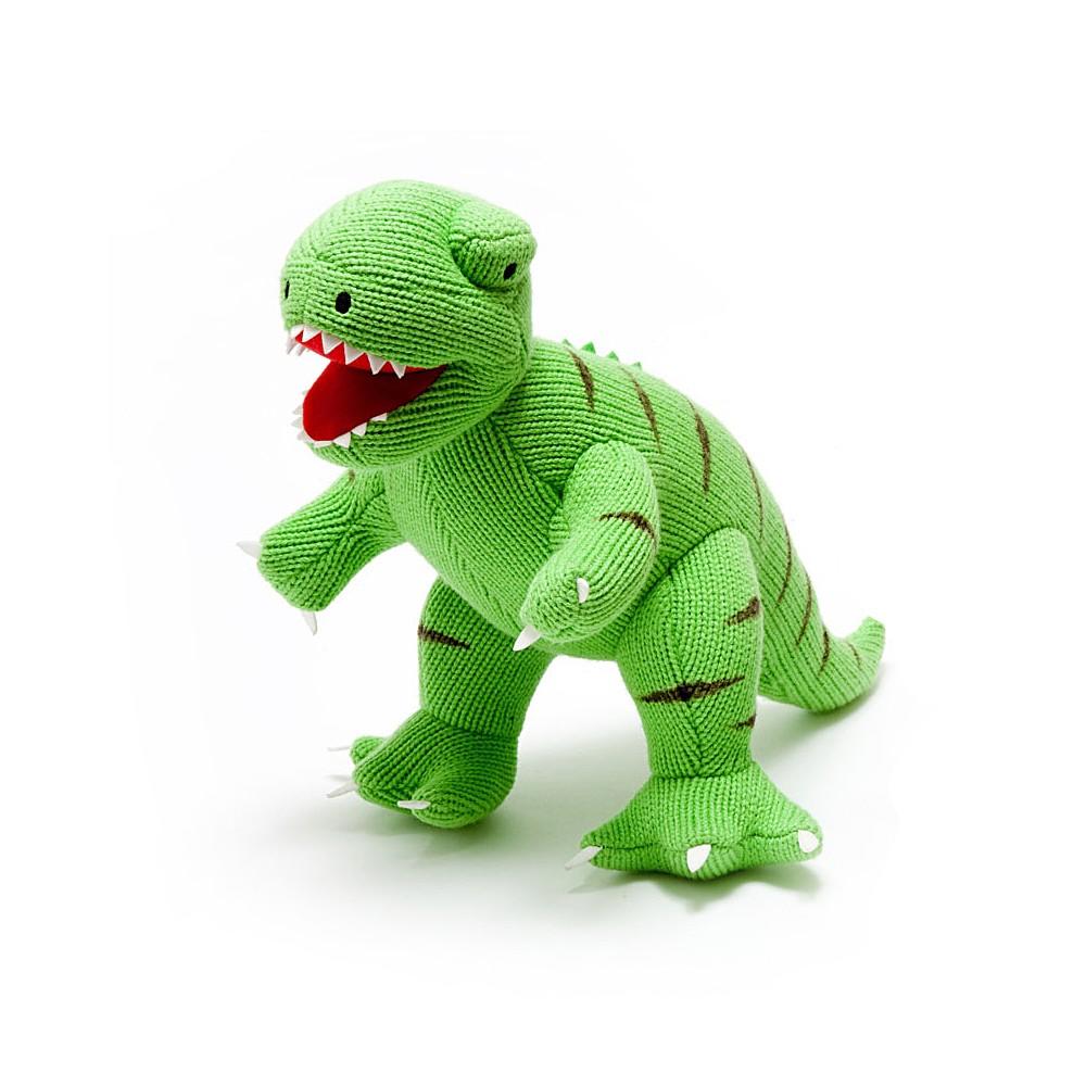 Best Years Large Green Knitted T-Rex